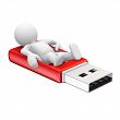 Guy on USB Drive