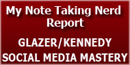 Glazer Kennedy Social Media Nerd Store