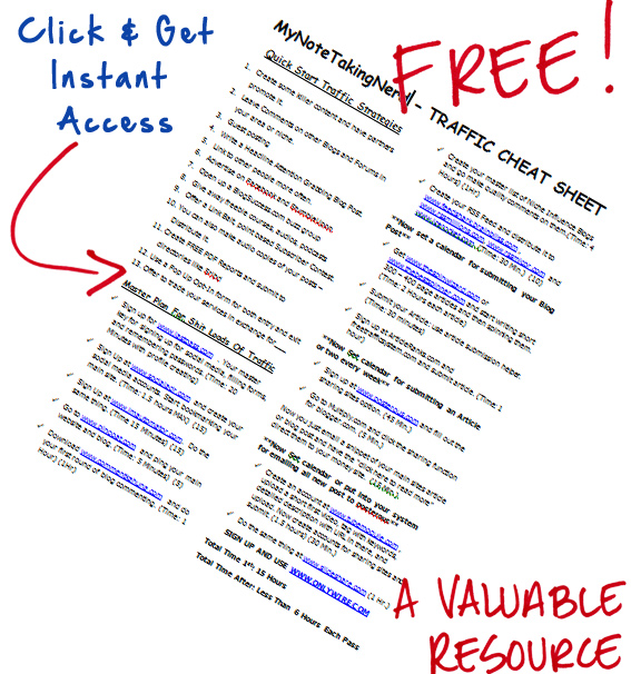 Traffic Cheat Sheet Traffic Cheat Sheet